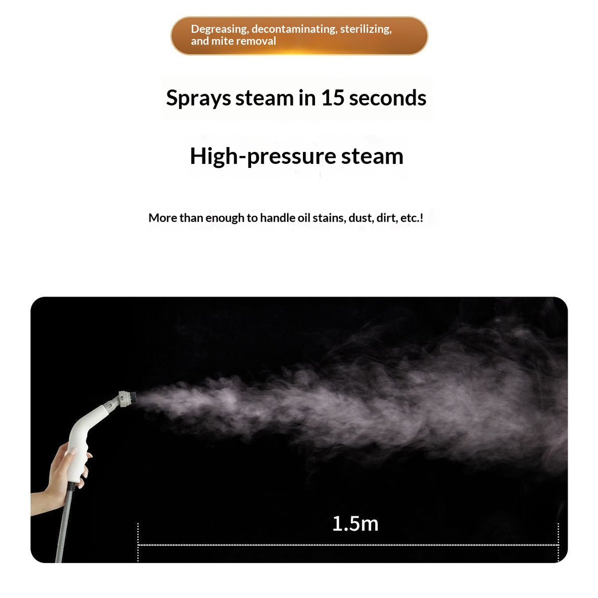 PowerBlast Pro™ Handheld Steam Cleaner - product view 5