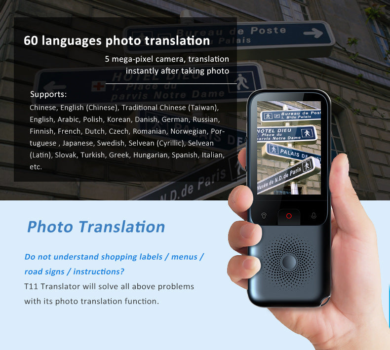 Intelligent voice translator - product view 2
