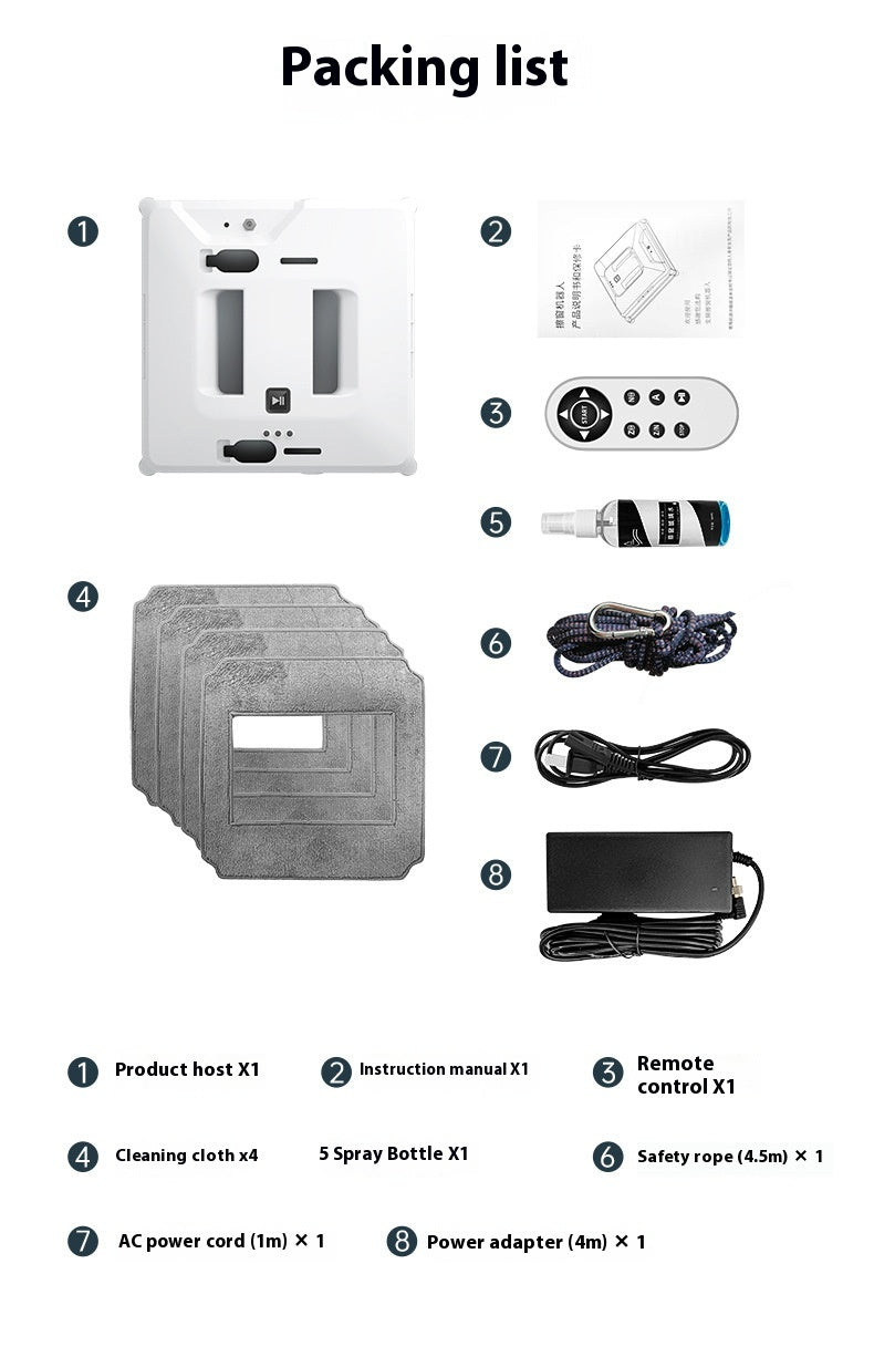 Intelligent Small Window Cleaner Robot Automatic Glass Window Robot - product view 3